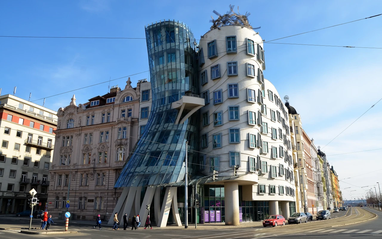 The Fred and Ginger Dancing House in Prague