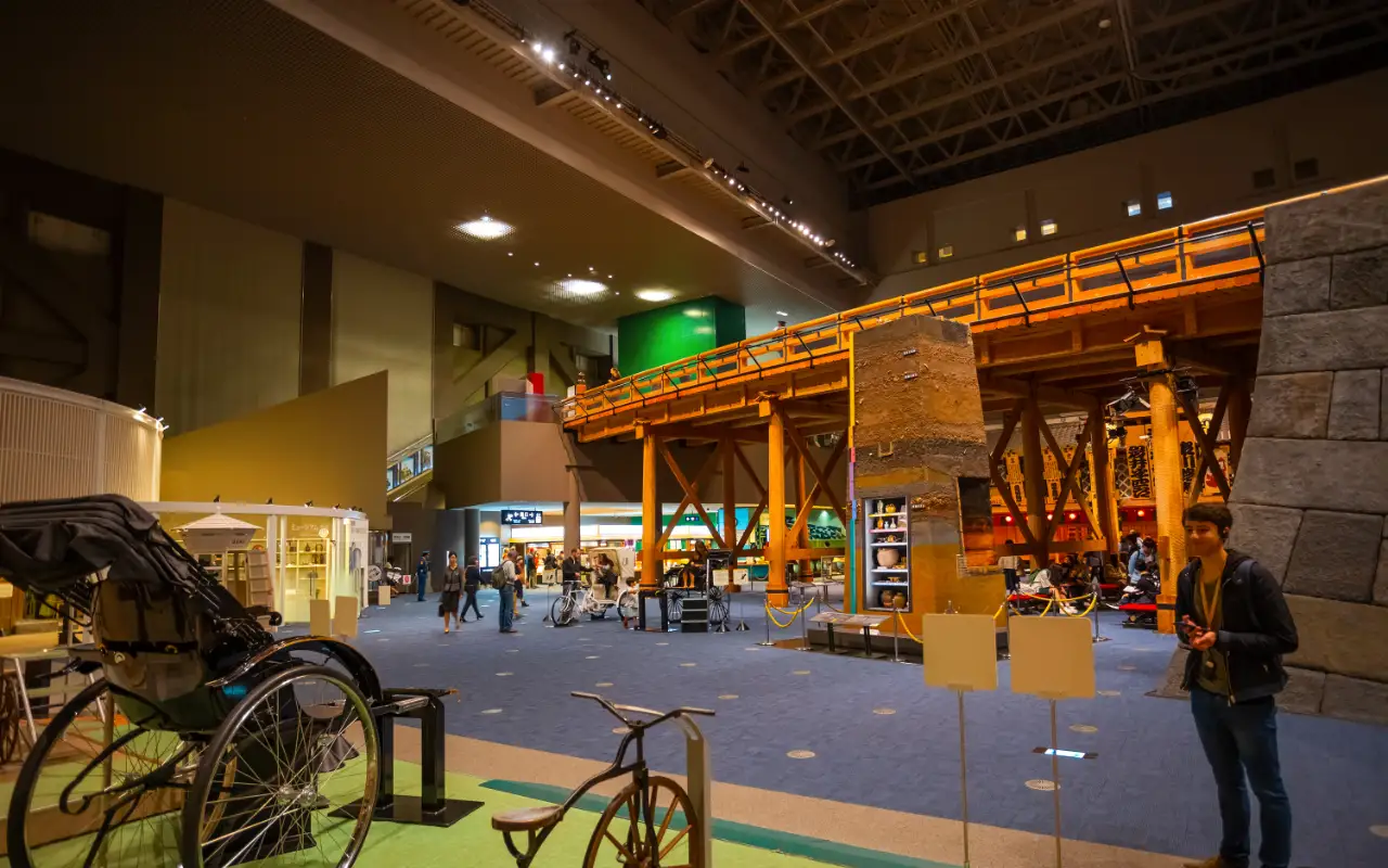 A captivating display at the Edo Tokyo Museum, showcasing the rich history and culture of Tokyo's Edo period