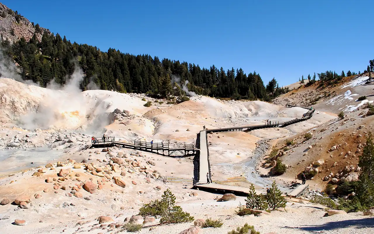 Volcanic Landscape of Lassen Volcanic National Park