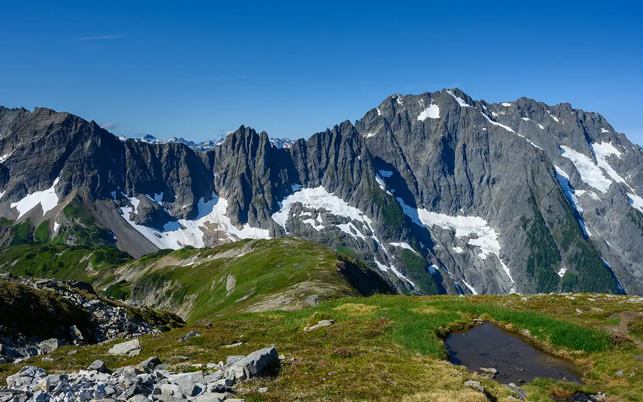 Mountainous Terrain of North Cascades National Park