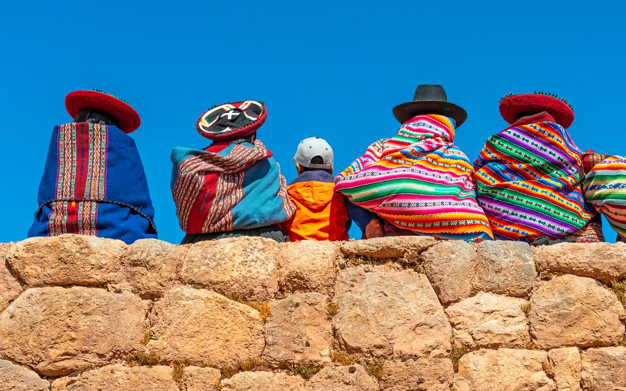 Collage of various exciting activities and places to visit representing things to do in Peru