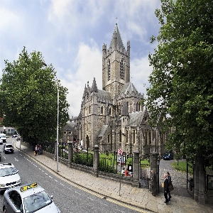 Stunning view of Christ Church Cathedral, a historic architectural masterpiece