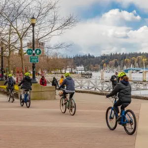 Leisurely Bike Ride Around Vancouver