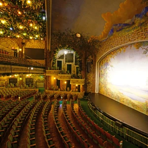 A vibrant photo of the stunning Elgin and Winter Garden Theatre Centre, showcasing its exquisite architecture and lively atmosphere.