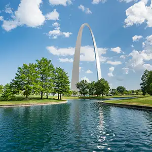 Iconic Gateway Arch National Park