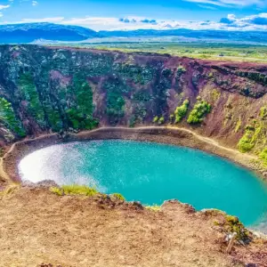 Visit the Kerid Crater Lake: A Volcanic Marvel in Iceland