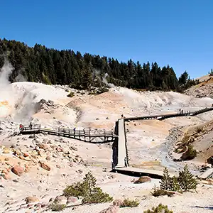 Volcanic Landscape of Lassen Volcanic National Park