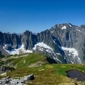 Mountainous Terrain of North Cascades National Park