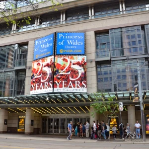 Image of the Princess of Wales Theatre in downtown Toronto