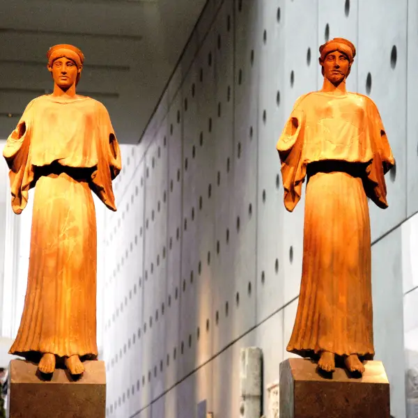 Acropolis Museum in Athens, Greece - a modern museum housing thousands of ancient artifacts and sculptures from the Acropolis, offering a glimpse into the rich history and culture of ancient Greece.