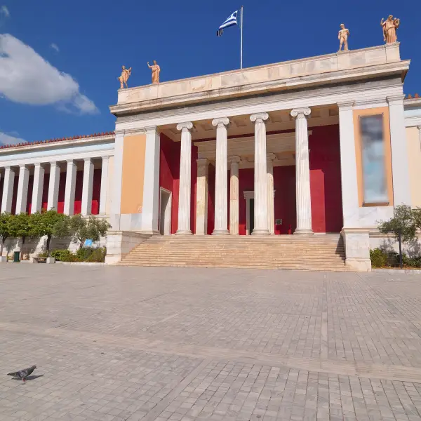 National Archaeological Museum in Athens, Greece - the largest archaeological museum in Greece, exhibiting collections of ancient Greek art and artifacts, including pottery, sculptures, and jewelry.