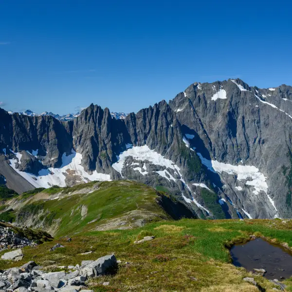 Mountainous Terrain of North Cascades National Park